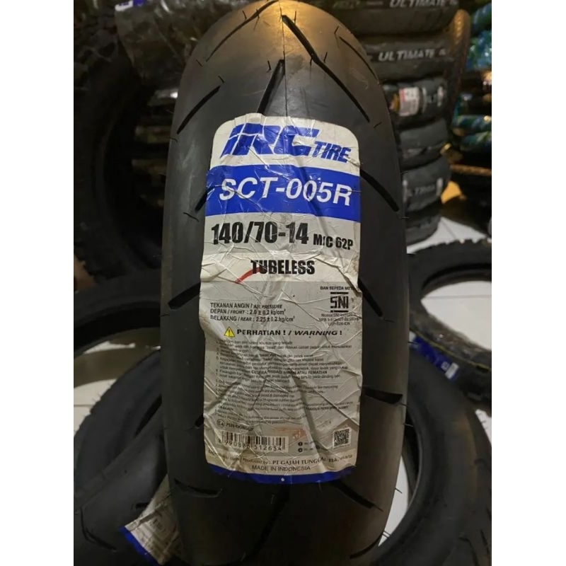BAN LUAR IRC 140/70-14 TUBLES