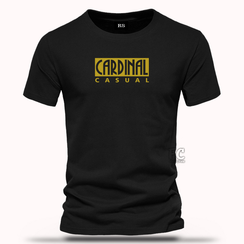 Kaos Original Kaos Branded Kaos Lengan Pendek Cowok-Cewek / Kaos Cardinal Casual Sablon Gold Kaos Ka