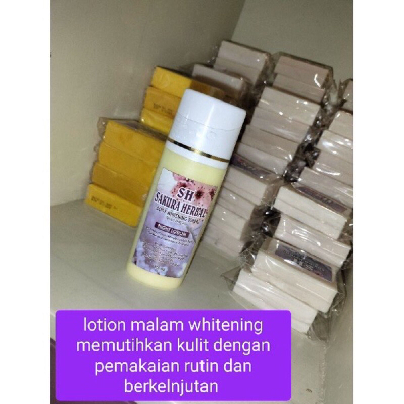Lotion SH whitening dosis tinggi