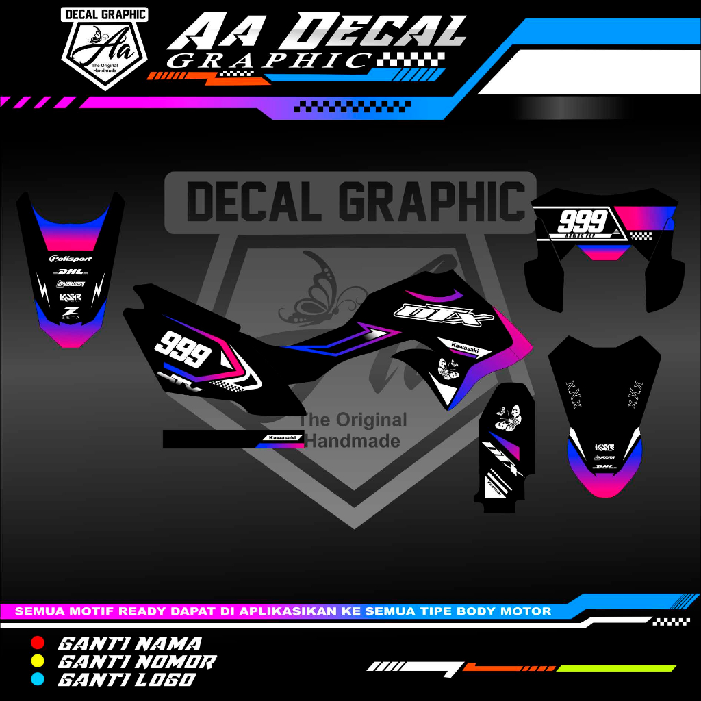 decal dtracker stiker dtracker decal klx decal supermoto paling dicari