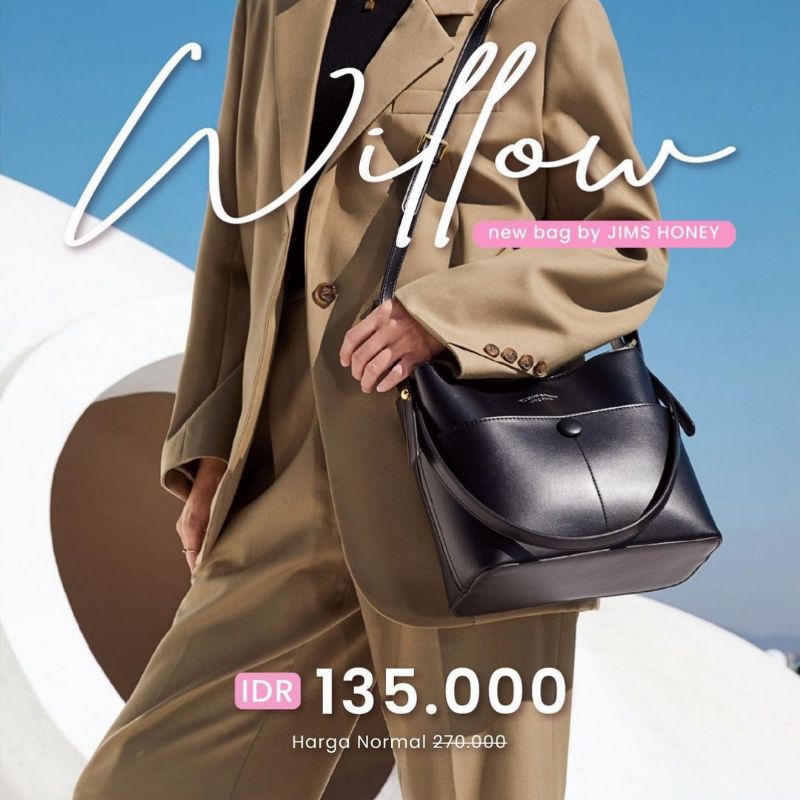 Willow bag JimsHoney - Tas selempang wanita - Tas bahu - Tas besar