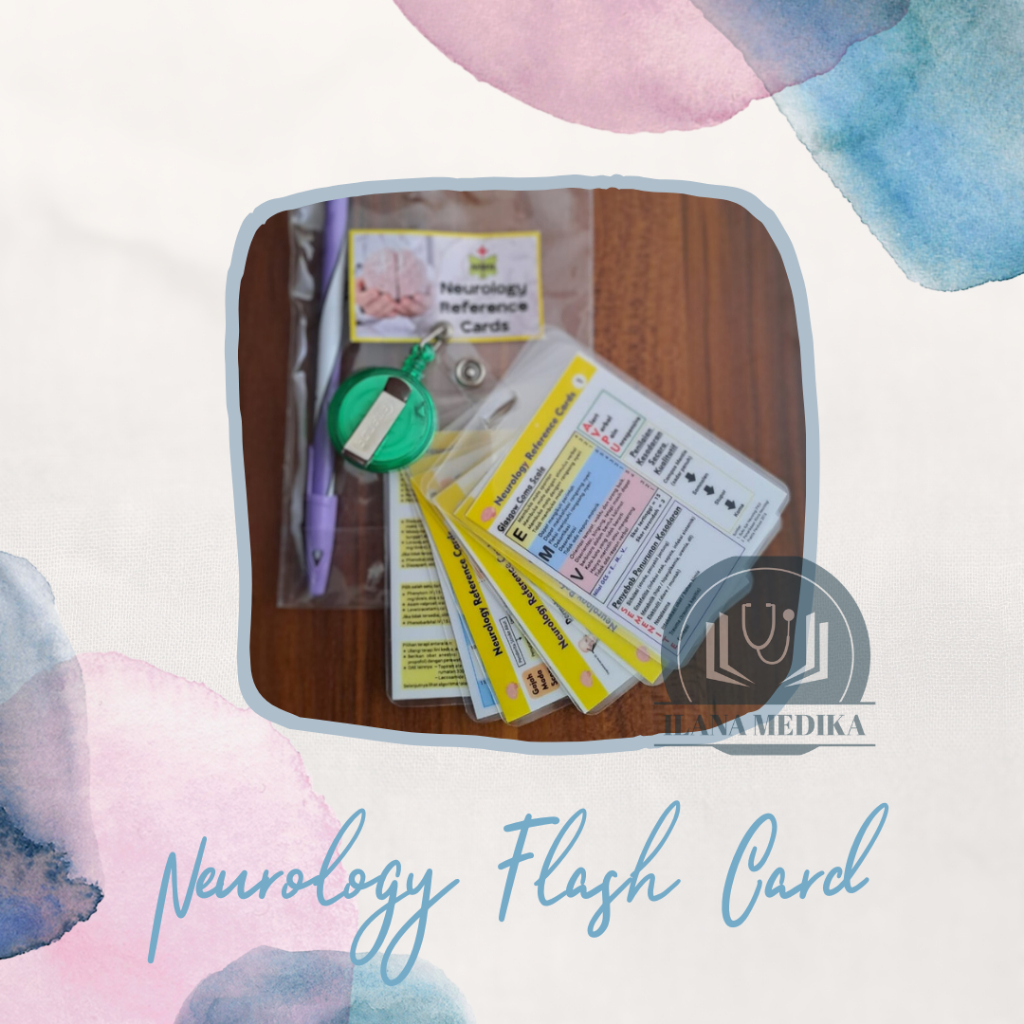 Medical Mini Card Neurologi MMN Card Neurologi Flash Card Neurologi Flash Card Saraf