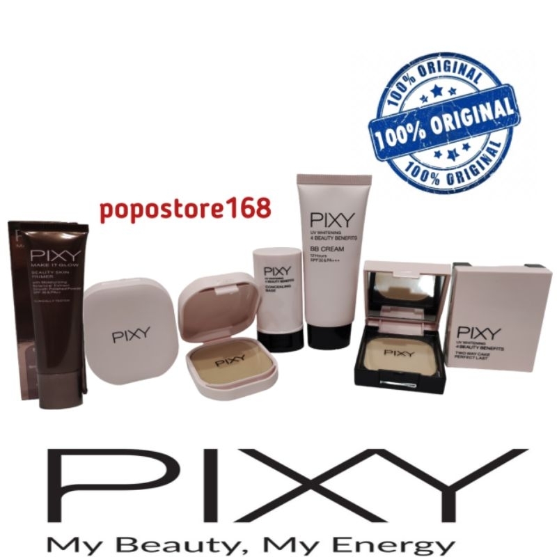 BEDAK PADAT PIXY PERFECT LAST TWO WAY CAKE/ PIXY CONCEALING BASE/ PIXY BB CREAM/ PIXY PERFECT LAST T