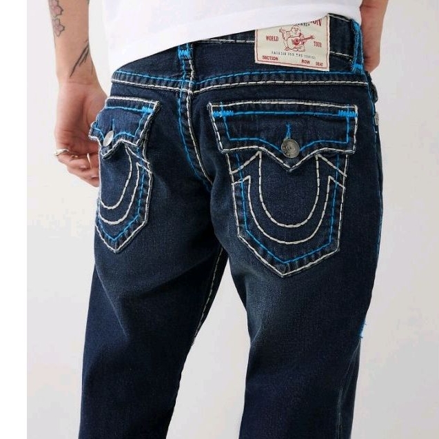 celana panjang pria TRUE RELIGION BILLY FLAP SUPER T ORIGINAL