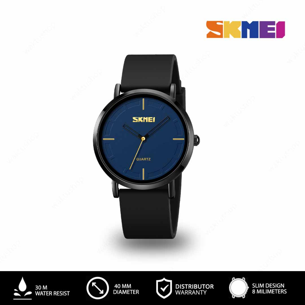 SKMEI 2050  Original Jam Tangan Pria Wanita Analog Jam Tangan Silikon Tahan Air