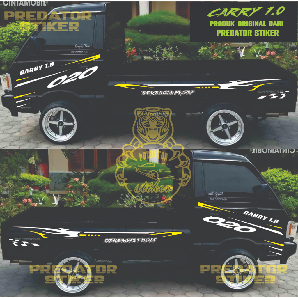 [COD] CUTTING STIKER MOBIL PICK UP CARRY 1.0 NEW BISA CUSTOM NAMA