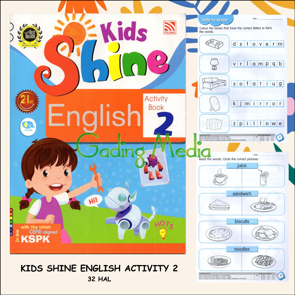 KIDS SHINE ENGLISH ACTIVITY BOOK 2