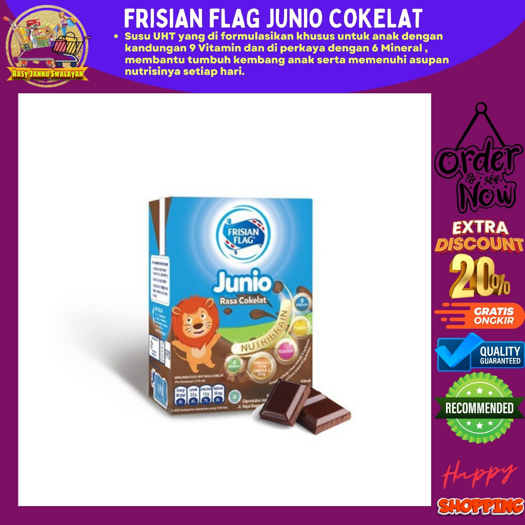 

Frisian Flag Junio UHT Chocolate 110ml