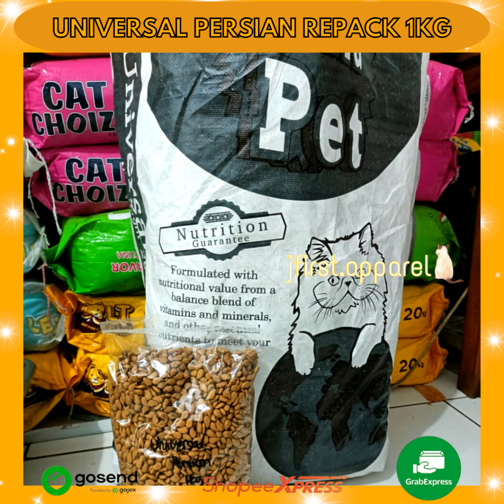 UNIVERSAL PERSIAN 1KG | MAKANAN KUCING  UNIVERSAL PERSIAN