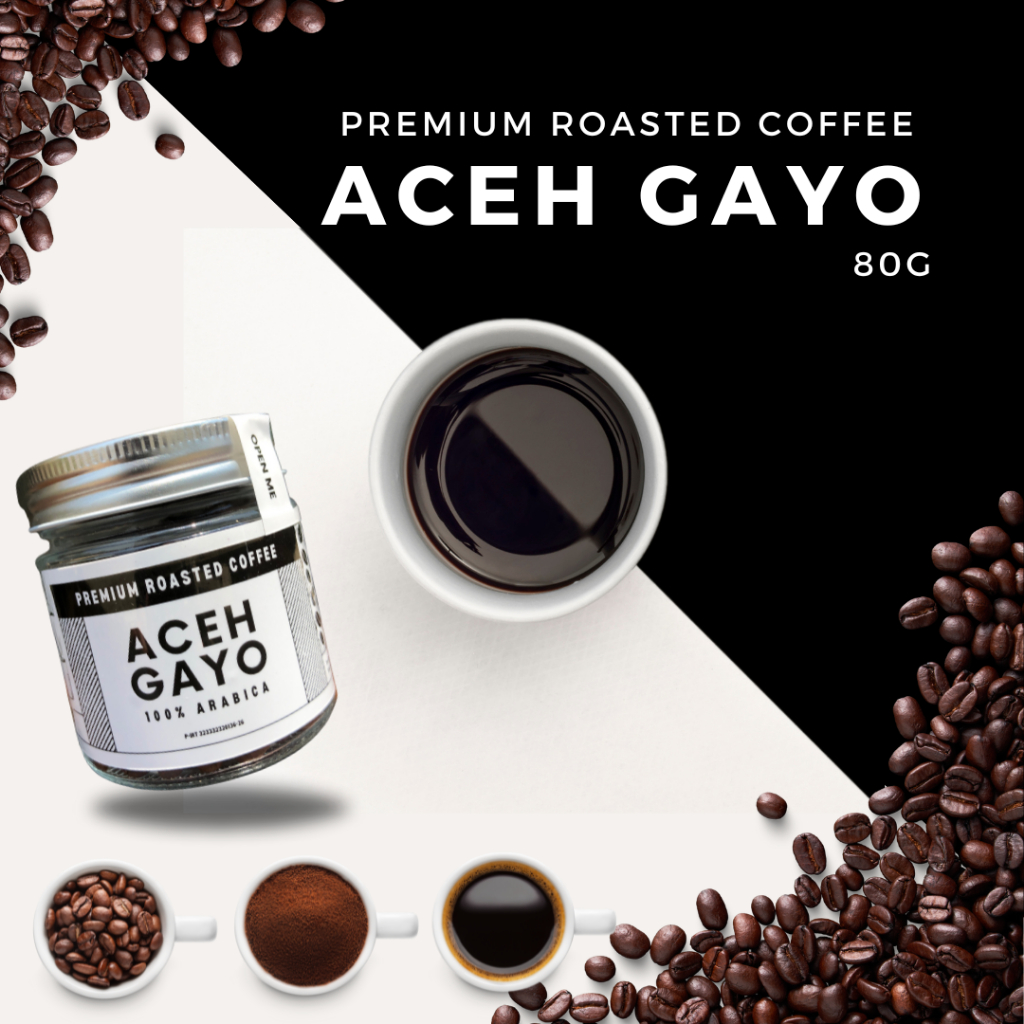 

Kopi Arabica Aceh Gayo Premium 80 gr Serambi Botani