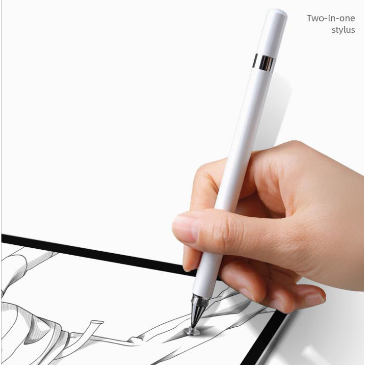 STYLUS PEN NEW IPAD TABLET IPHONE DAN ANDROID / PULPEN STYLUS HP 2 IN 1 LG