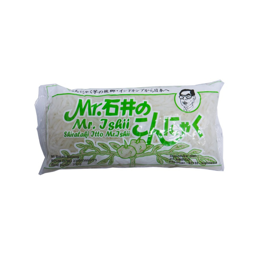 

Wet Shirataki Noodle Mie Shirataki Basah Mr Ishii 200 Gram