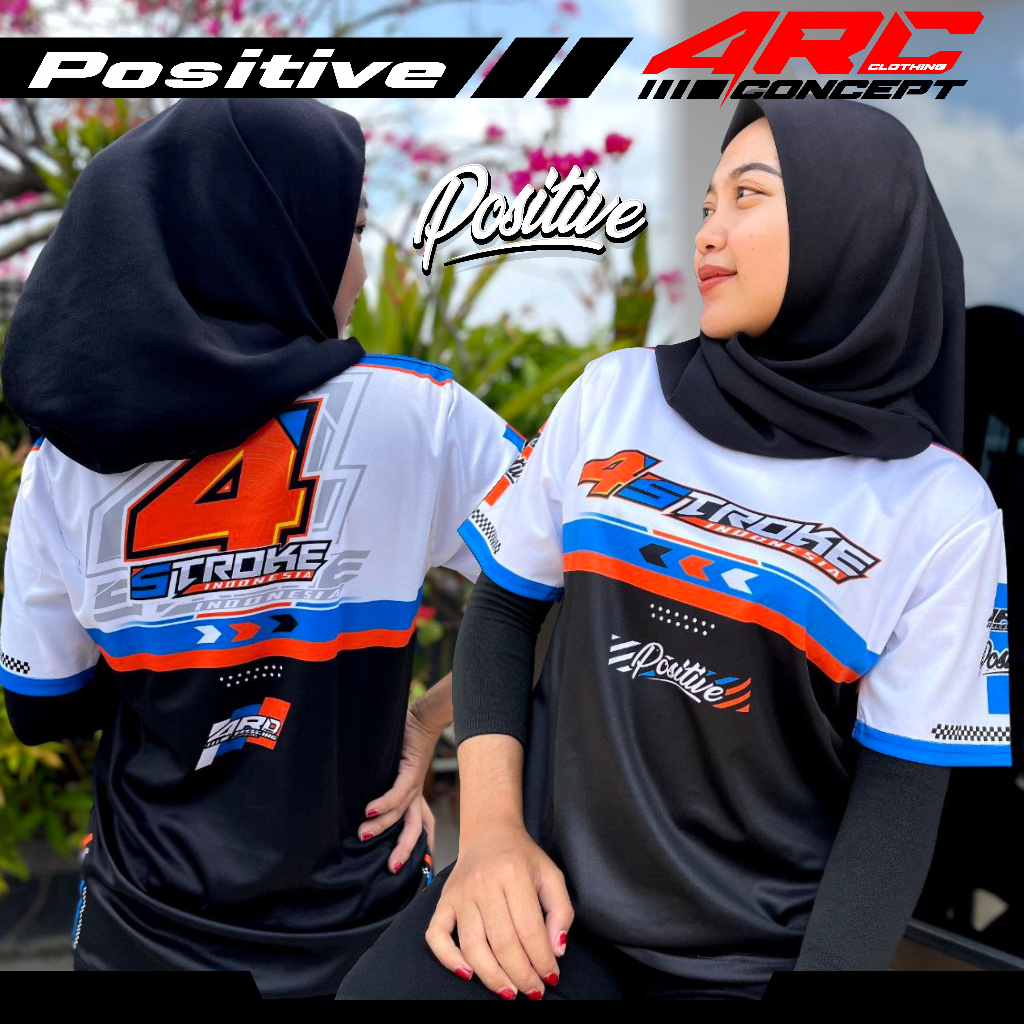 Kaos Jersey Racing 4stroke Pria Full Printing