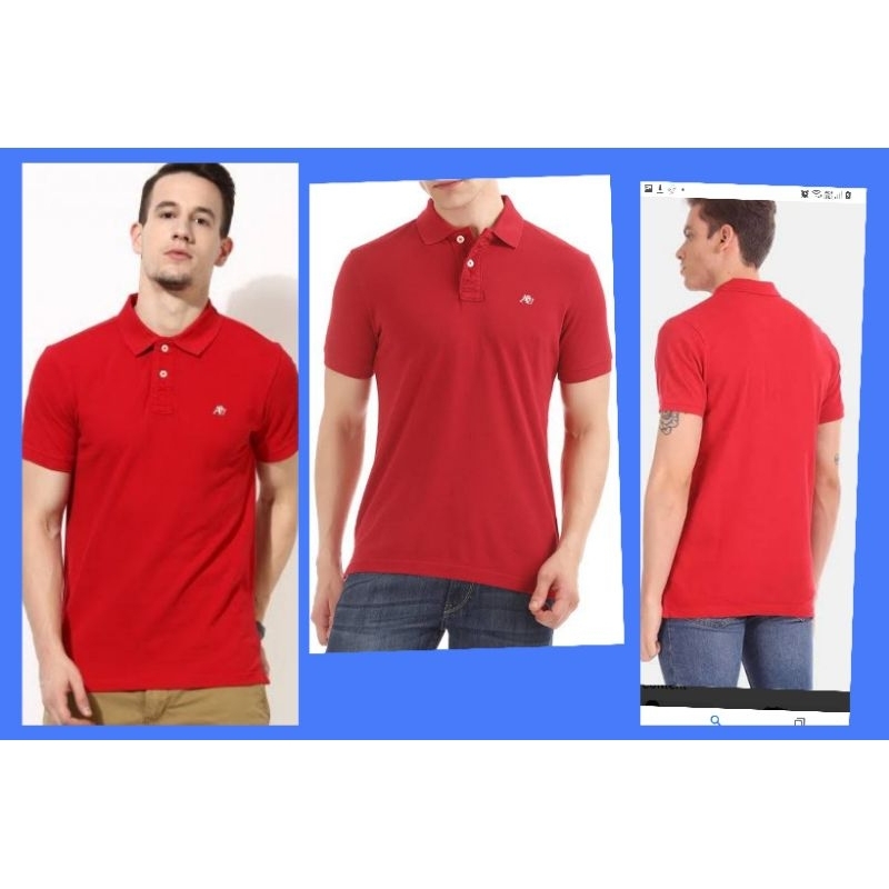 Aeropostale Polo shirt, kaos kerah cowok, kaos Polo