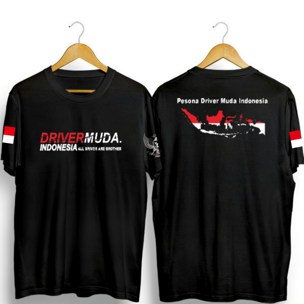 KAOS DRIVER MUDA INDONESIA BIG SIZE XL XXL XXXL XXXXL XXXXXL