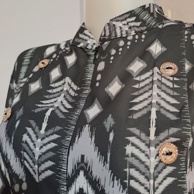 Gamis Queen Sovia Motif Etnik Kc6