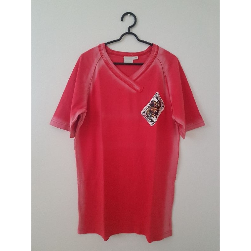 Preloved Kaos Pria Kartu Remi