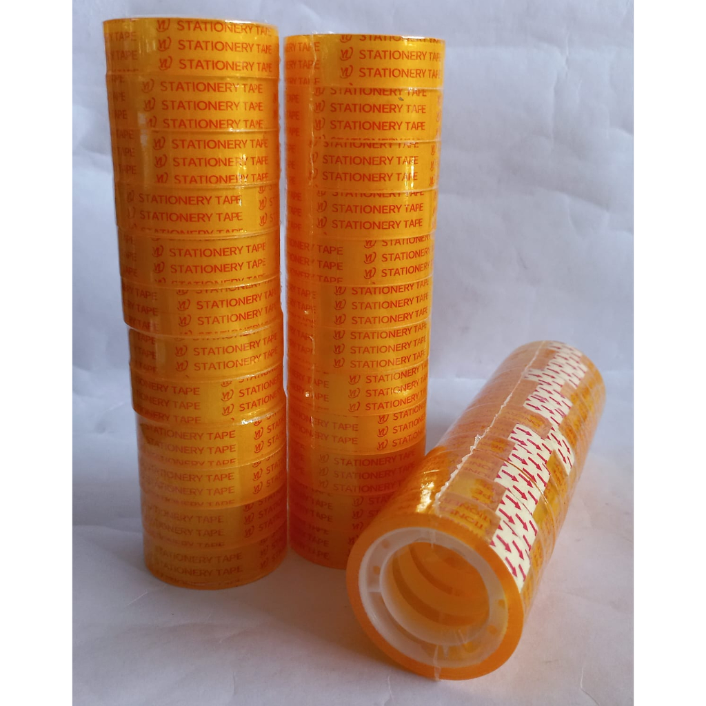 

HOT SALE!!! Isolasi Bening Selotip Per Slop isi 12 Pcs Super lengket Isolasi Stationery/Orlee Tape 12mmX10y, Grosir murah!!!