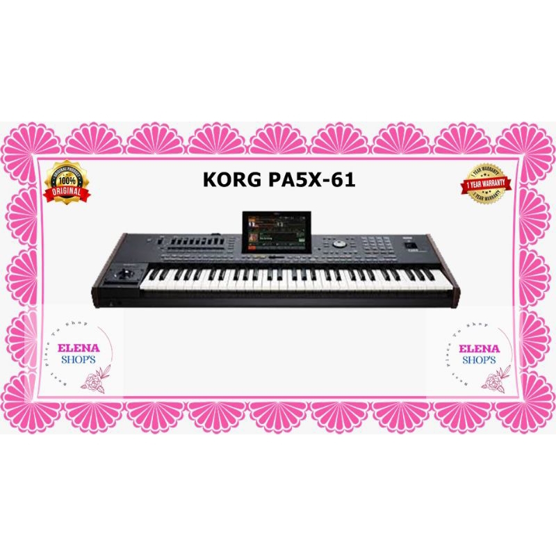 Keyboard KORG Pa5x-61/Pa 5X-61 Garansi Resmi