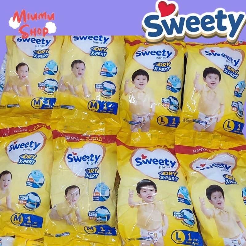 Sweety Bronze Pants M L Sachet Bayi Balita