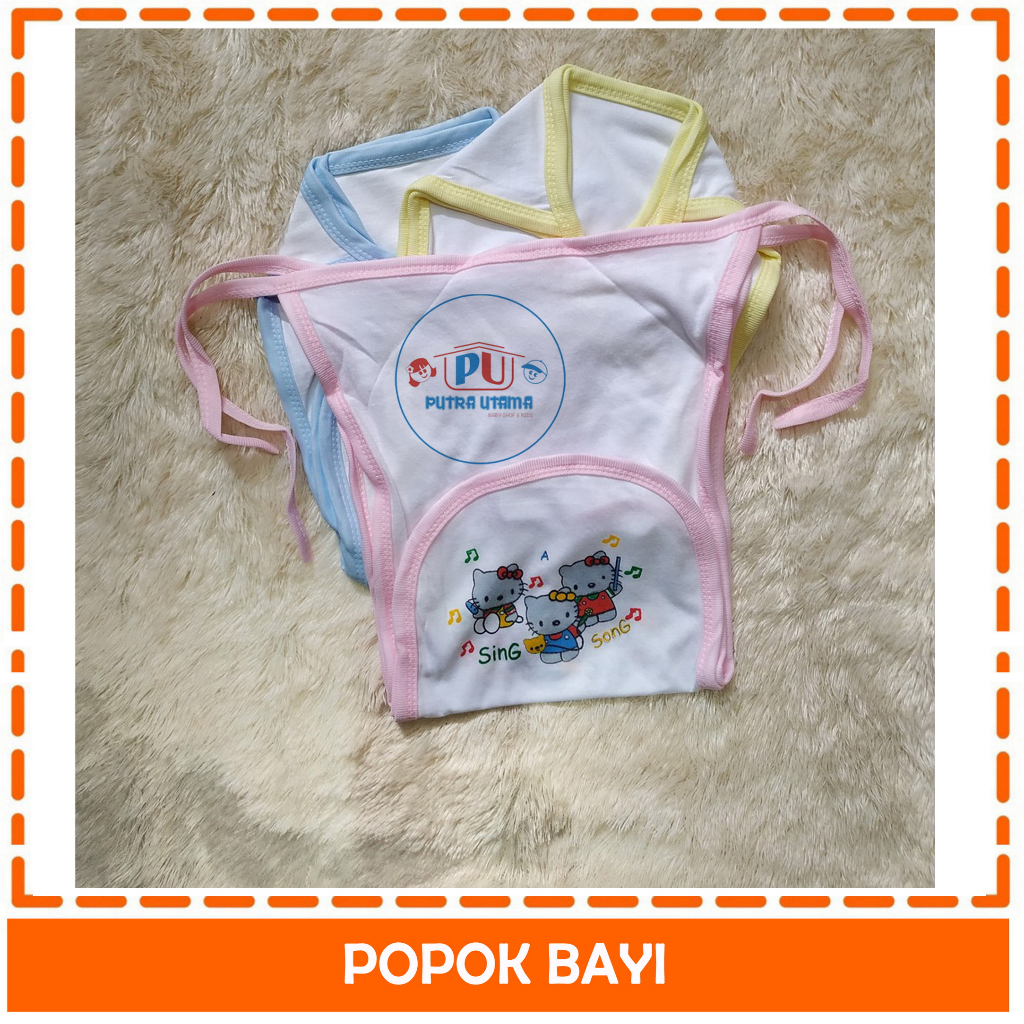 6 PCS Popok Bayi Baru Lahir Popok Tali Bayi Singsong Popok Kain Bayi Baru Lahir