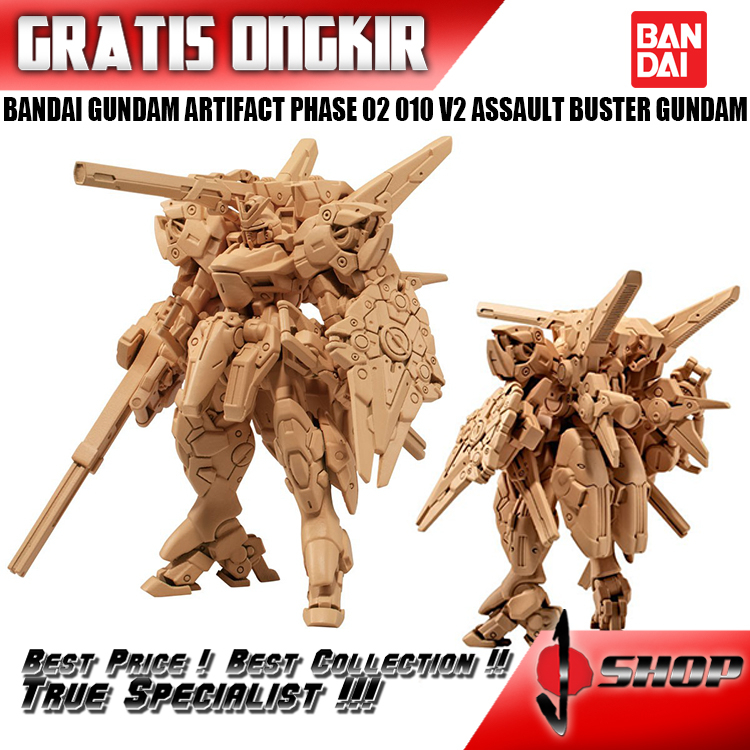 BANDAI GUNDAM ARTIFACT PHASE 02 010 V2 ASS BUSTER GUNDAM