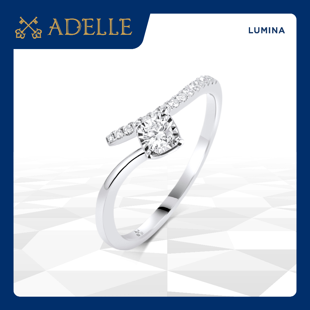 Adelle Jewellery - Lumina Ring - Cincin Emas Berlian