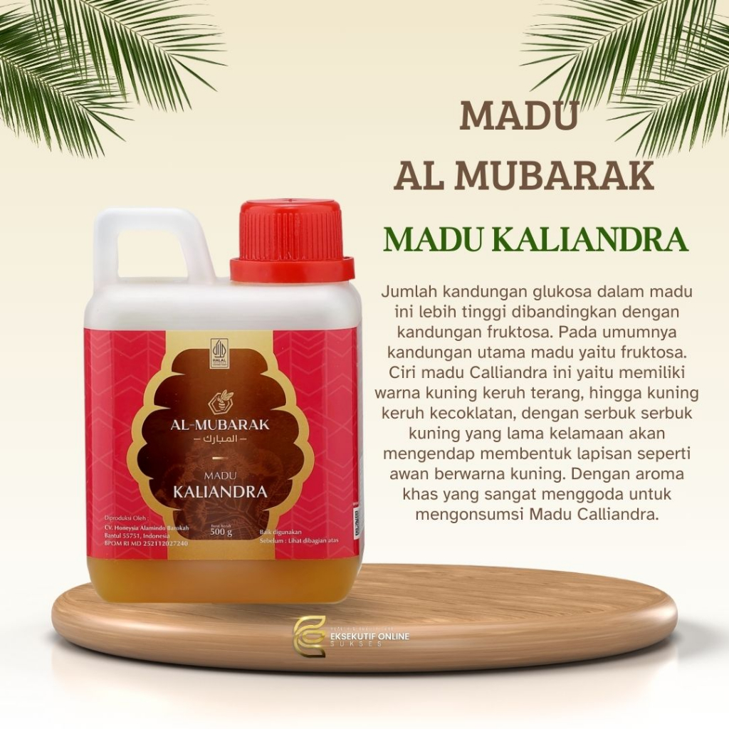 

Madu Murni Asli Al Mubarak Kaliandra 500gr