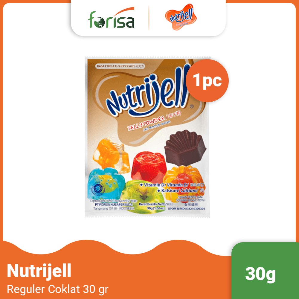 

Nutrijell Reguler Rasa Coklat/Melon 30 gr