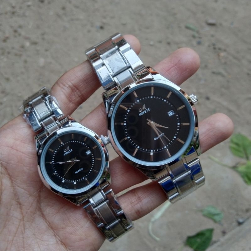 SS.id READY JAM TANGAN PRIA WANITA MIRETE TALI RANTAI.