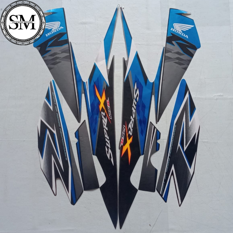 Striping Stiker List Body Motor Honda Supra X 125 R 2010 Standar List Stiker Honda Supra X 125 R 201