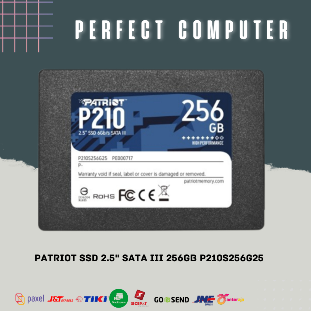SSD Patriot 2.5" SATA III 256GB P210S256G25