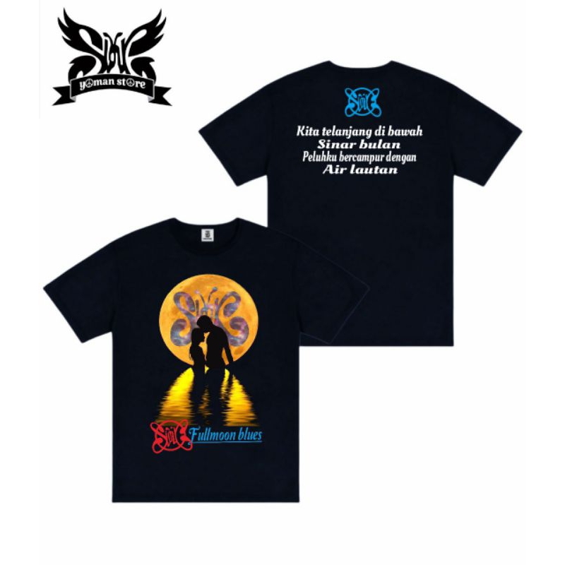 Kaos Slank Fullmoon Blues // Tshirt Slank Fullmoon Blues
