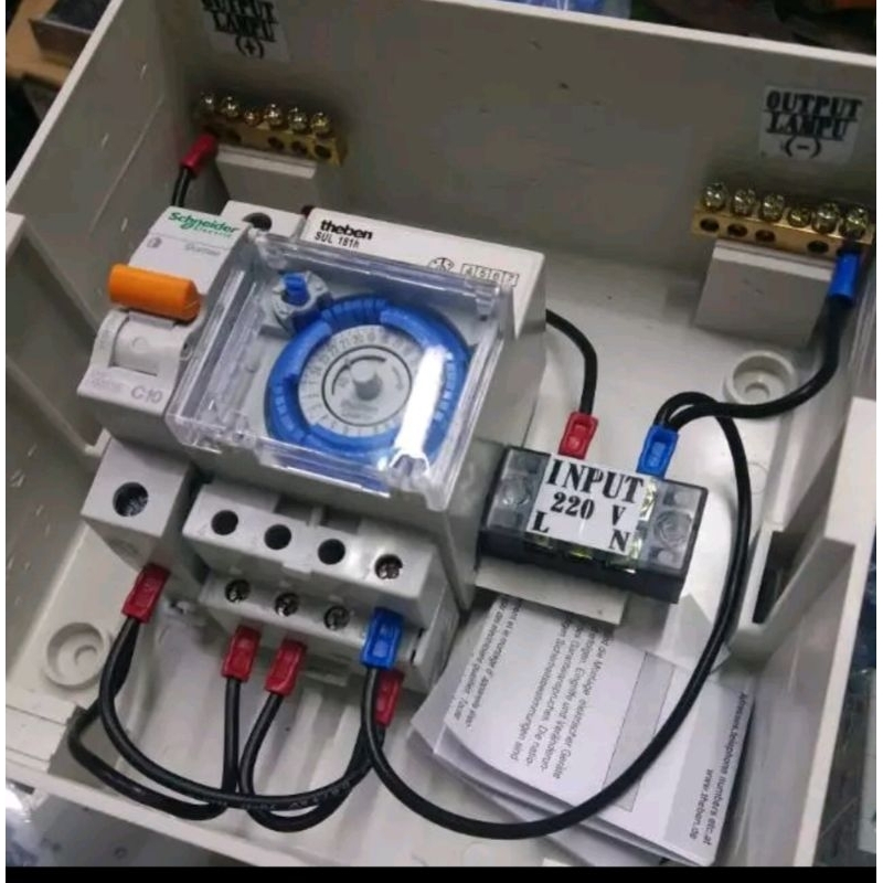 panel timer lampu