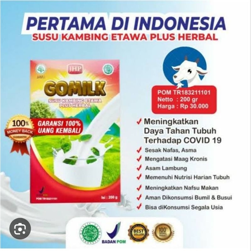 

GO MILK SUSU KAMBING PLUS HERBAL