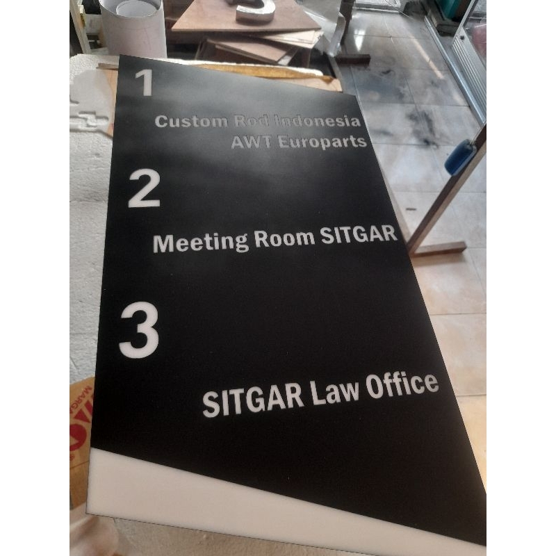 

sign tanda nama tulisan ruang direktori lantai lift directory floor