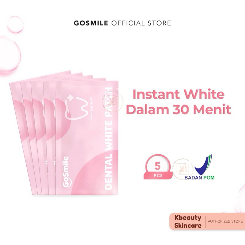 Go Smile Dental White Patch - Untuk Memutihkan Gigi seperti Bleaching dengan Glycerin Menthol dan PV