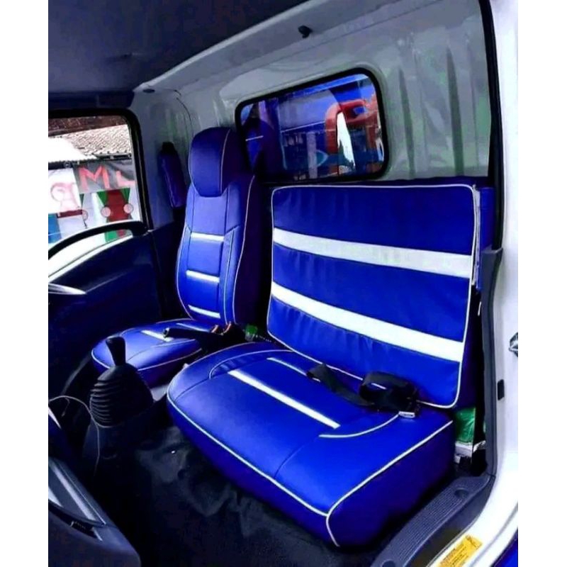 sarung jok / Coverjok mobil ( Isuzu Elf Giga Nmr71) Model variasi motif