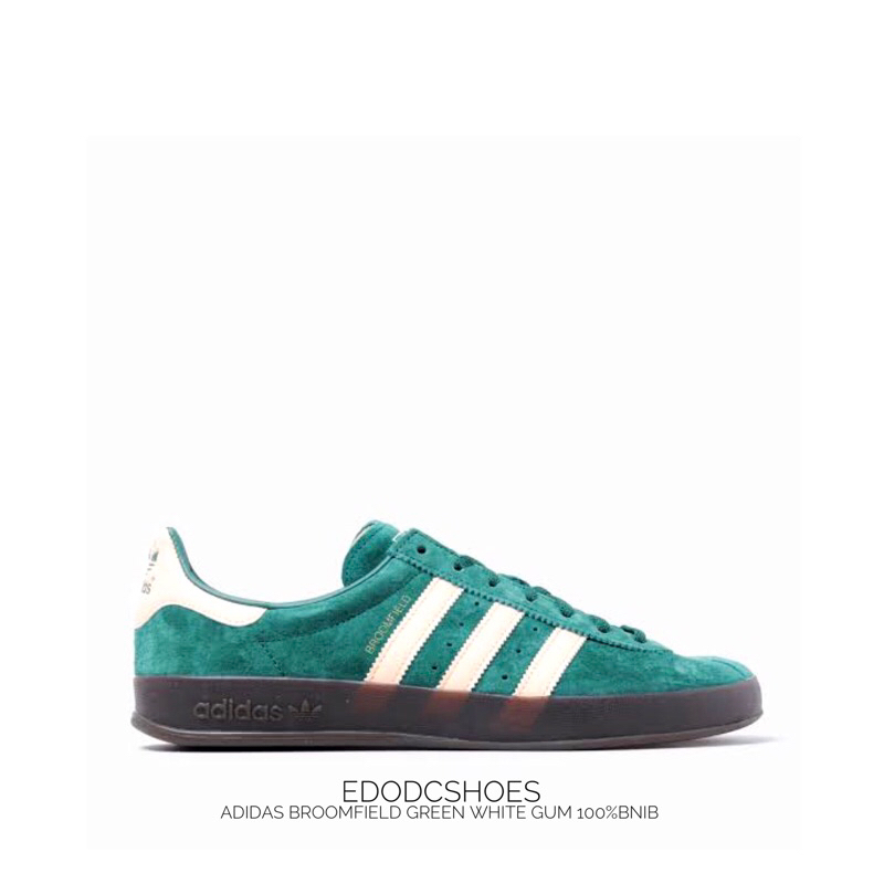 Sepatu Adidas Broomfield Green White 100%Bnib