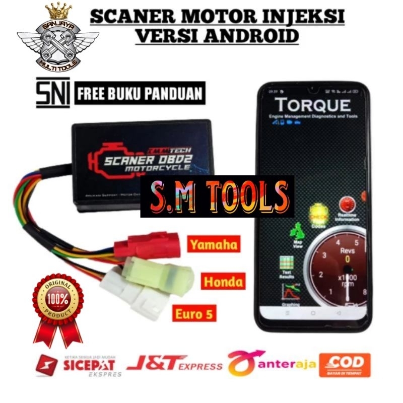 SCANER SCANER OBD 2 MOTOR INJEKSI VERSI ANDROID