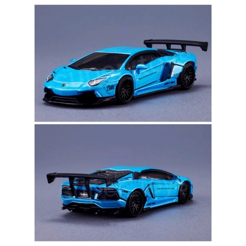 Diecast Hotwheels Lamborghini Aventador LP700-4 LBWK / Blue