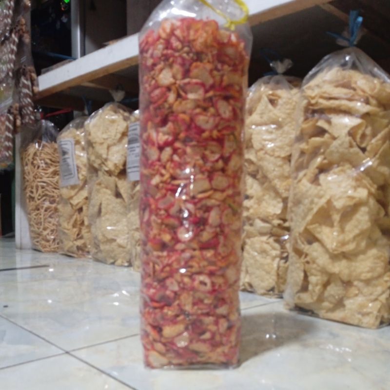 

kerupuk seblak kencur pedas isi 1kg