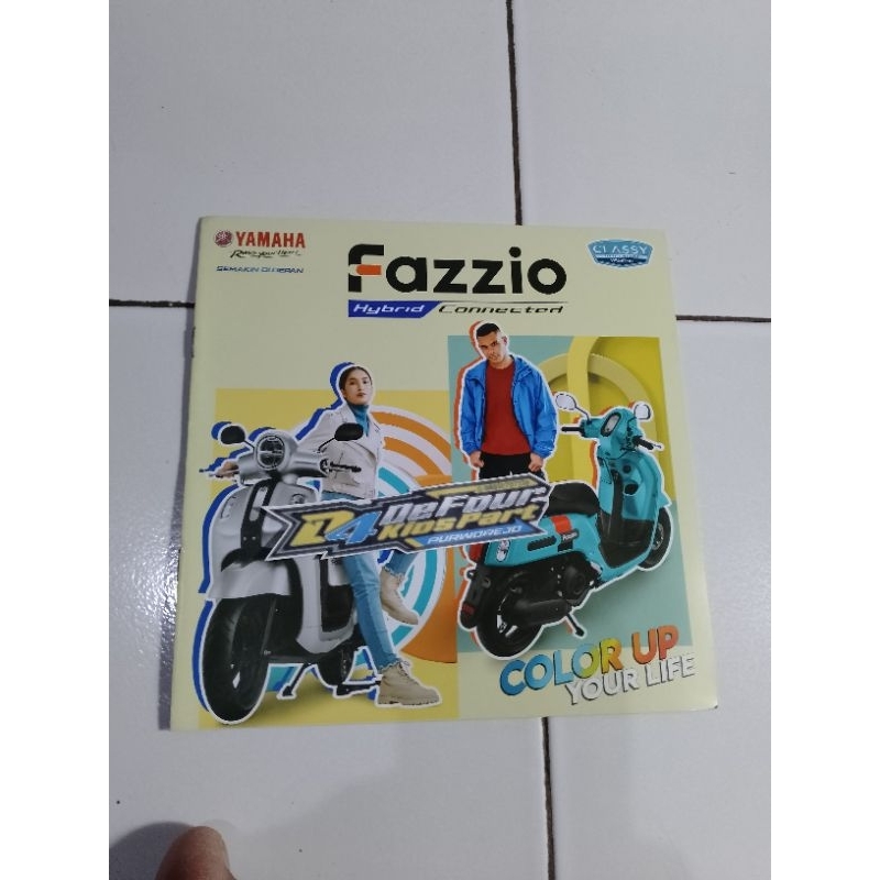 brosur produk yamaha fazzio original asli brosur fazzio