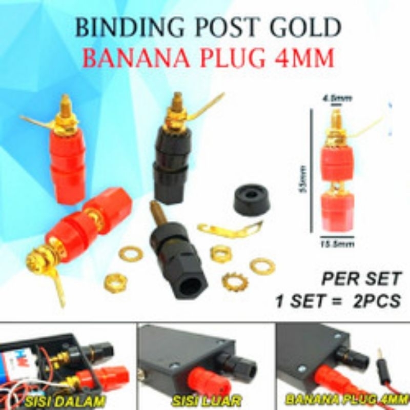 Terminal Binding Post Gold Terminal Speaker