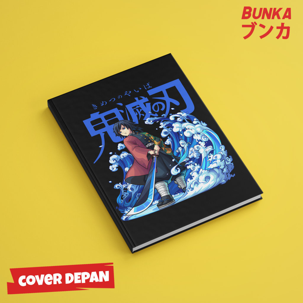 

Note Book Aesthetic Anime Kimetsu no Yaiba Demon Slayer Tomioka Giyu Design Hardcover A5 Buku Tulis Catatan Notes Agenda Planner Jurnal vintage buku catatan story book kado anniversary valentine cowok cewek murah