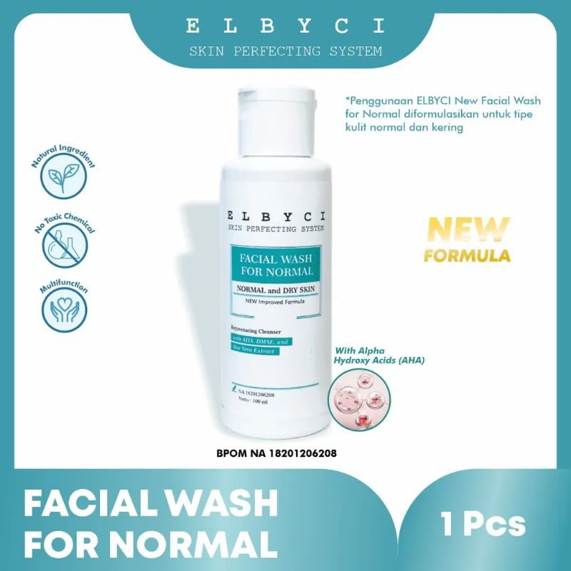 ELBYCI SKINCARE - FACIAL WASH ELBYCI SKINCARE  ( KOMPLIT )