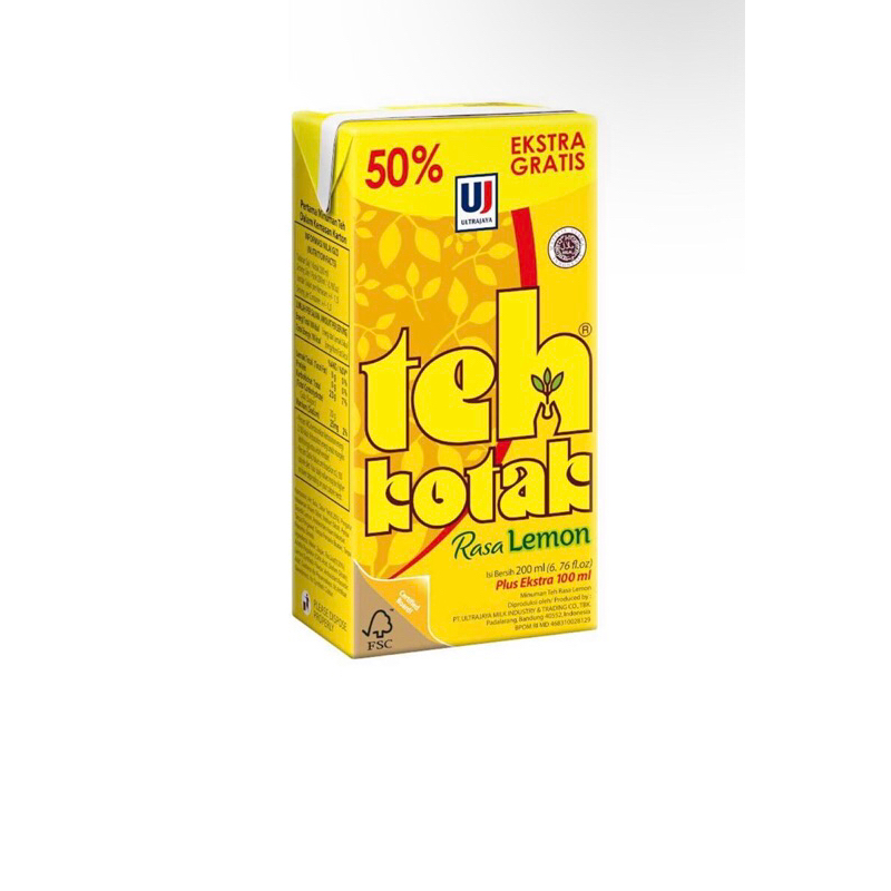 

Teh kotak Ultra 300ml Lemon apel blackcurrant