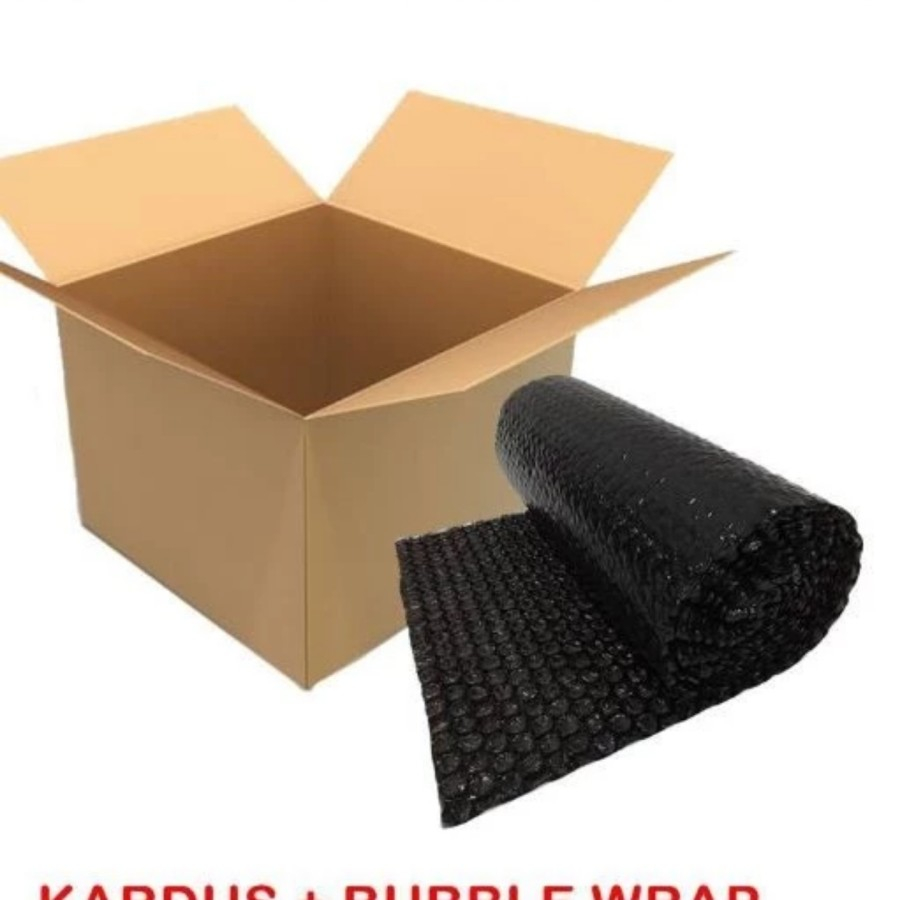 

Kardus Dus Tebal dan Bubble Wrap Packaging Kemasan Extra Aman