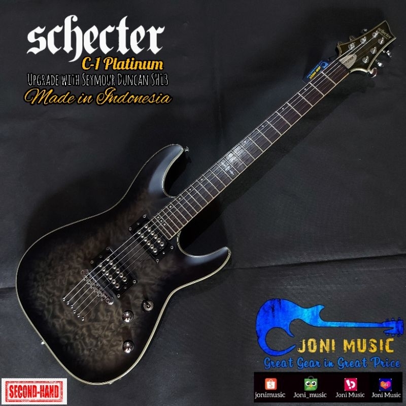 Gitar Schecter Diamond Series C-1 Platinum with Seymour Duncan SH13 pickup