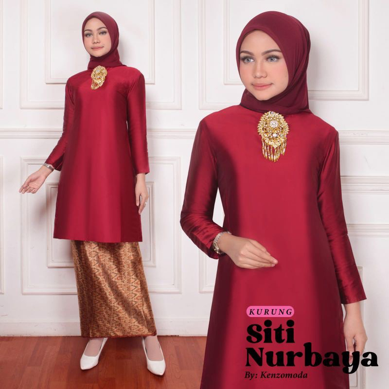 STELAN BAJU KURUNG MELAYU / BAJU KURUNG TAFFETA / BAJU KURUNG SITI NURBAYA / BAJU KURUNG MALAYSIA / 